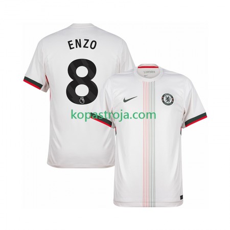 Billiga Fotbollströjor Chelsea Enzo Fernandez 8 Borta tröja 2025/26 Kortärmad